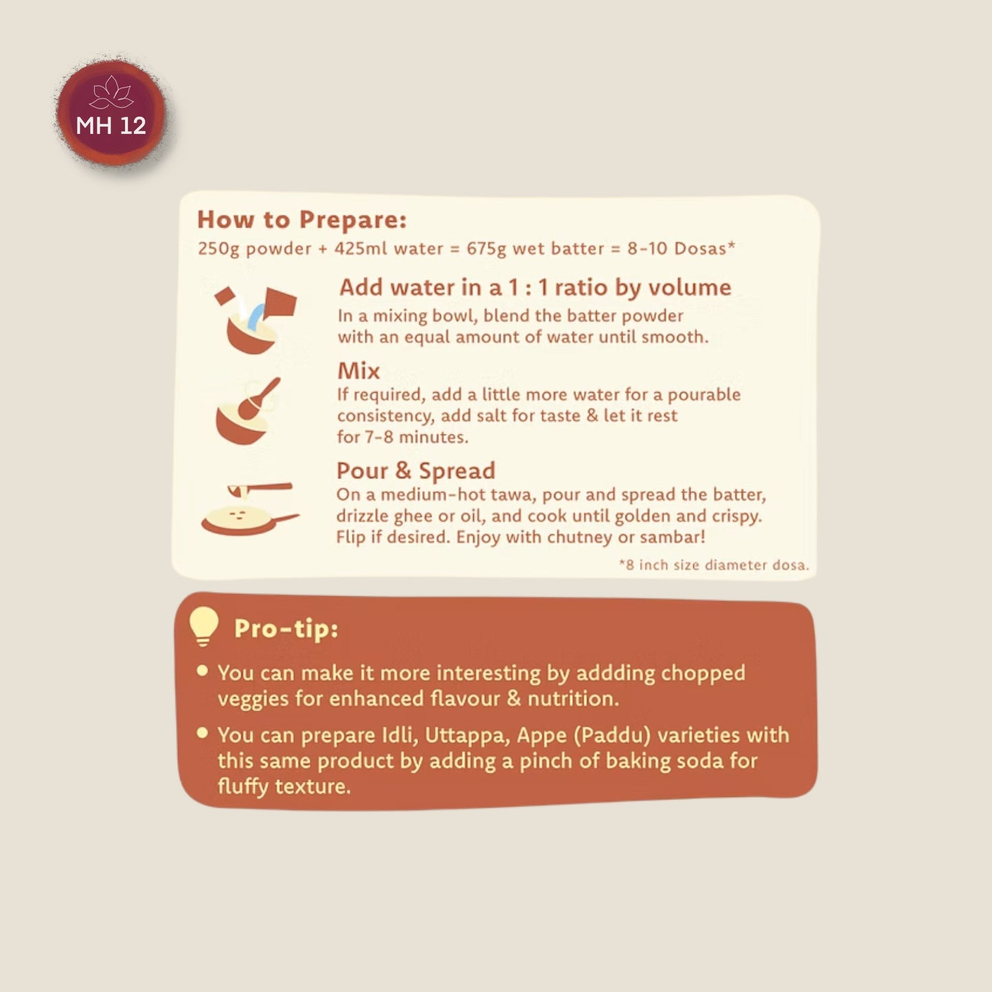 Kodo Millet Dosa 250g