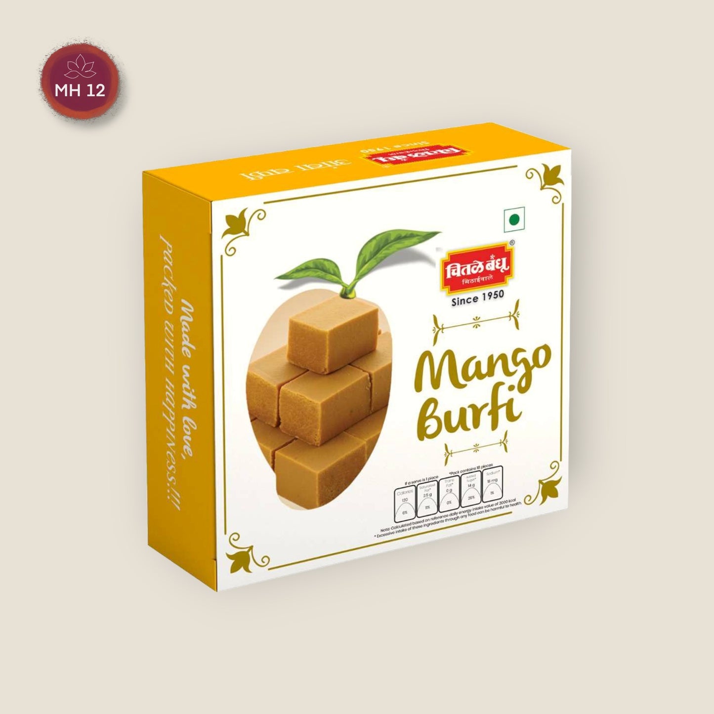 Burfi à la mangue 250g